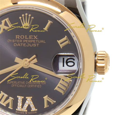 Rolex Datejust 31 NUOVO 2024 quadrante in diamanti a ore 6.